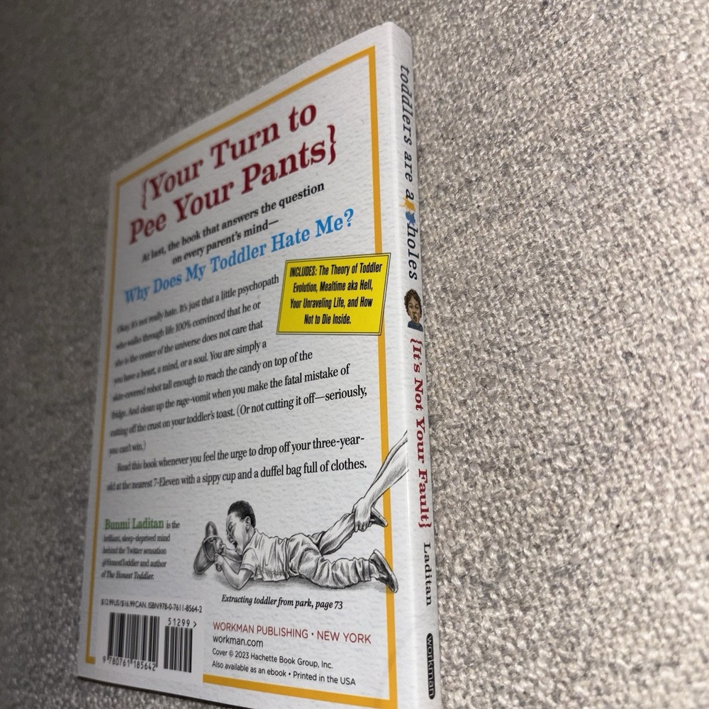 Bunmi Laditan Toddlers Are A**Holes: It's Not Your Fault 2015 TP Humor Parenting - Picture 3 of 10